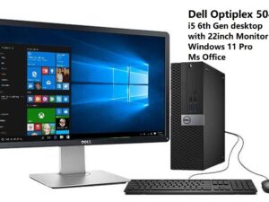 (USED) DELL OPTIPLEX 5040 FULL COMPUTER WITH MONITOR 22"
