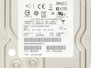 HGST Ultrastar 7K4000 Hard Drive 3TB (SERVER)
